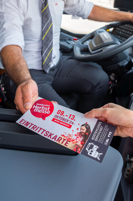 Öffikooperation IVB VVT CMI Eintrittskarte | © Congress Messe Innsbruck Öffikooperation IVB VVT CMI Eintrittskarte | © Congress Messe Innsbruck