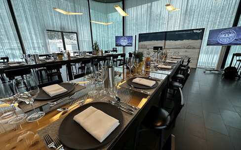 Saal TransBARent - Deko | © Congress Messe Innsbruck Saal TransBARent - Deko | © Congress Messe Innsbruck