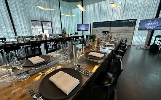 Saal TransBARent - Deko | © Congress Messe Innsbruck Saal TransBARent - Deko | © Congress Messe Innsbruck