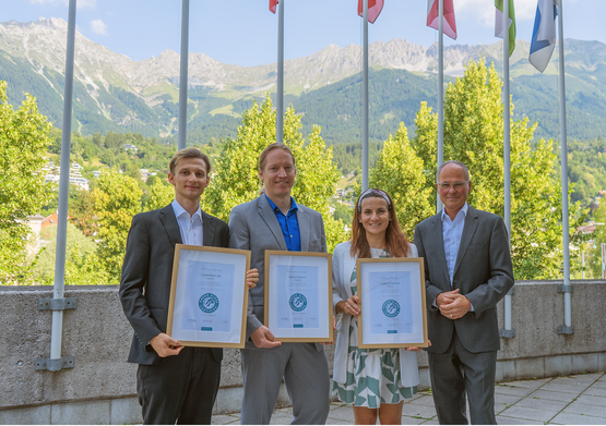 Rezertifizierung Green Globe 2025 | © Congress Messe Innsbruck Rezertifizierung Green Globe 2025 | © Congress Messe Innsbruck