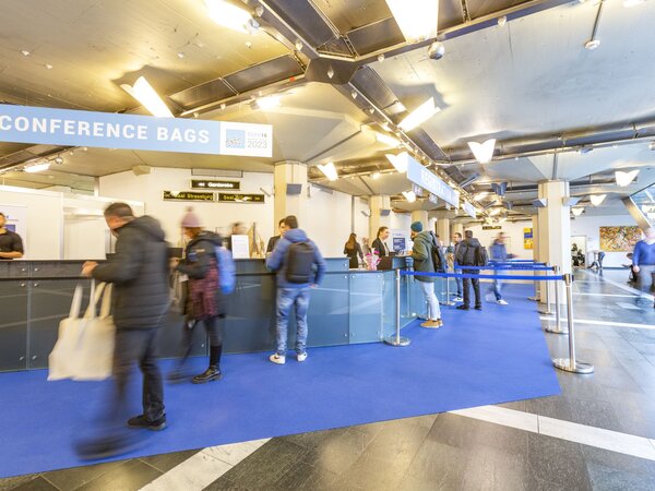 Europa Foyer | © Die Fotografen Registrierung im Europa Foyer. | © Die Fotografen
