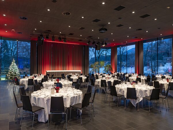 congresspark igls - Saal Panorama Bankett | © DieFotografen congresspark igls - Saal Panorama Bankett | © DieFotografen