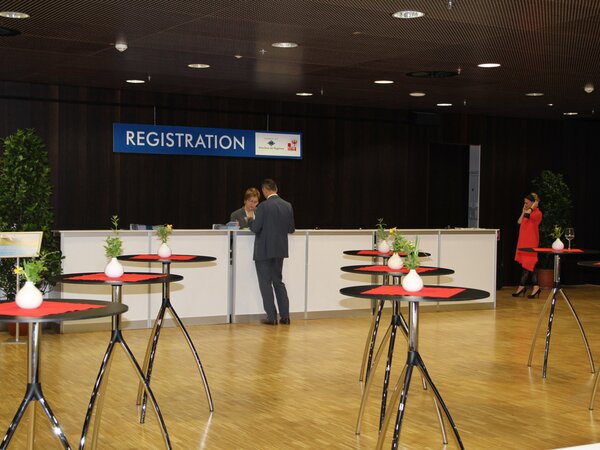 Forum Foyer auf der Messe Innsbruck | © Congress Messe Innsbruck Forum Foyer auf der Messe Innsbruck | © Congress Messe Innsbruck