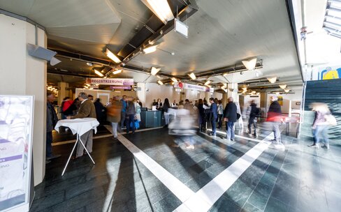 Europa Foyer | © Congress Messe Innsbruck Registrierung im Europa Foyer. | © Congress Messe Innsbruck